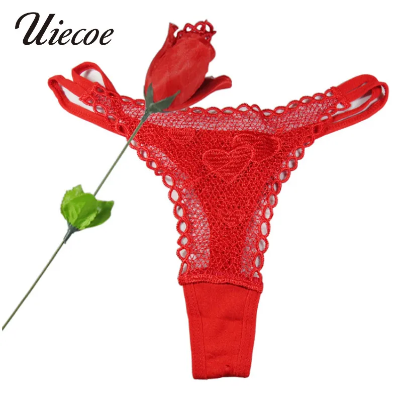 UIECOE Rose Transparent Panties For Valentine Gift Fashion Design