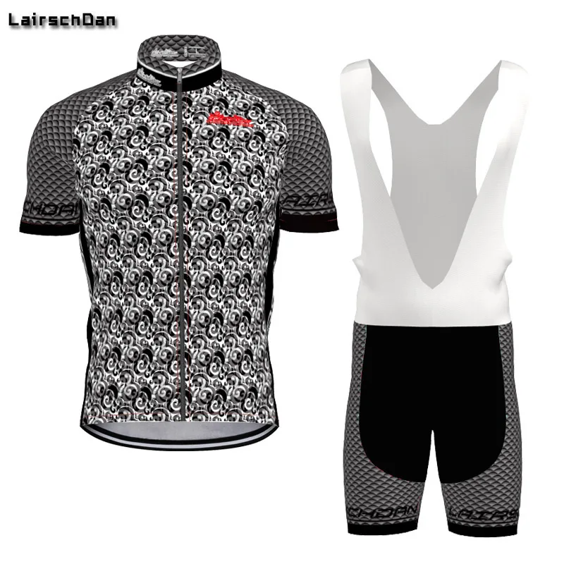 SPTGRVO LairschDan Забавный набор Джерси для велоспорта Pro Team с коротким рукавом, комплект одежды для велоспорта, костюм для велоспорта - Цвет: Коричневый