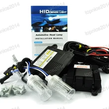 1 комплект DC12V 100 Вт 9006/HB4 HID переделочный комплект лампы тонкий балласт с переключением между дальним и 4300 K для автомобильных фар