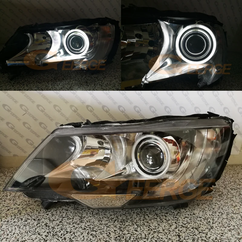 ccfl angel eyes SKODA SUPERB 2 II FACELIFT 2013 2014 2015 headlight(4)