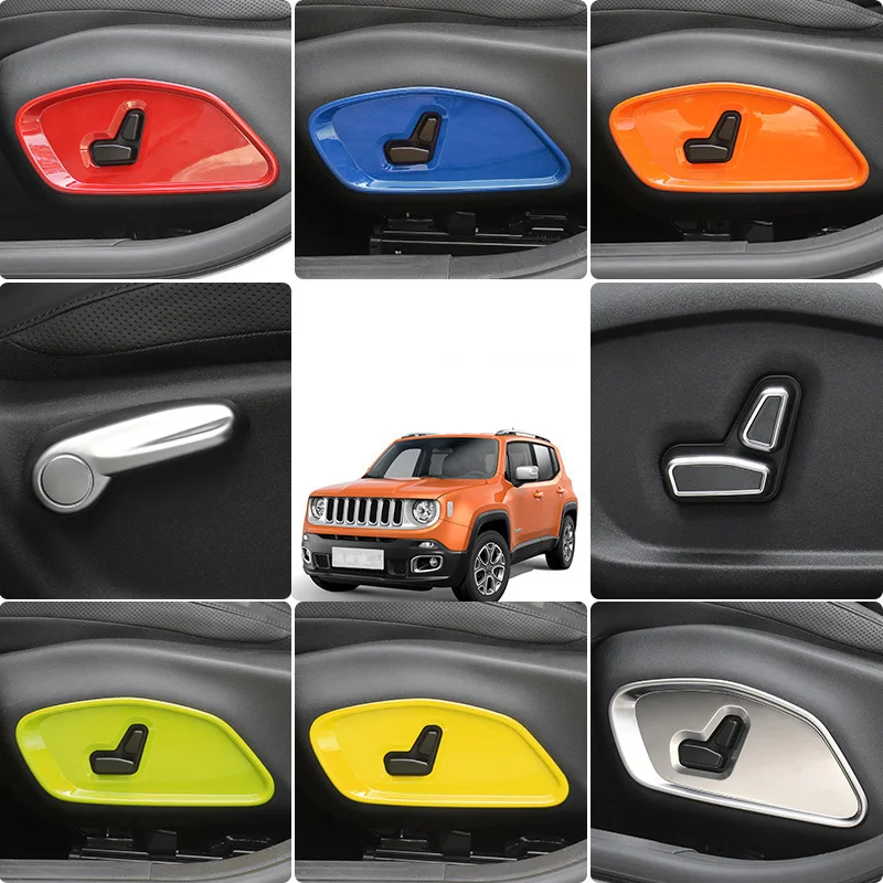 

Lsrtw2017 Abs Car Drive Automatic Seat Adjuster Panel Trims for Jeep Renegade 2016 2017 2018 2019