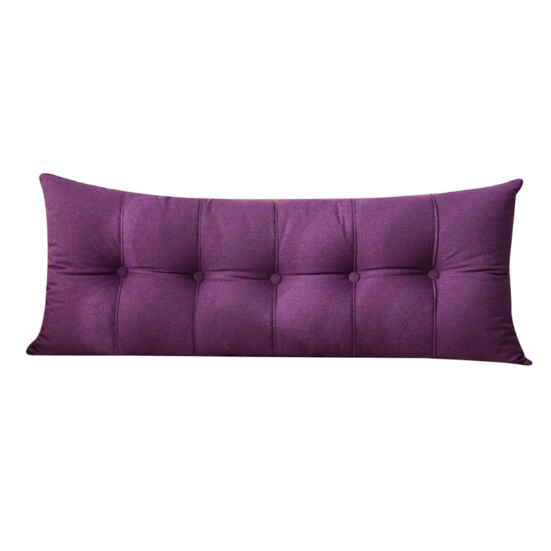Новая подушка на талию, дышащая подушка на спинку, длинная подушка на сиденье, одноцветная подушка, мягкая подушка для пола, домашний текстиль для подушек