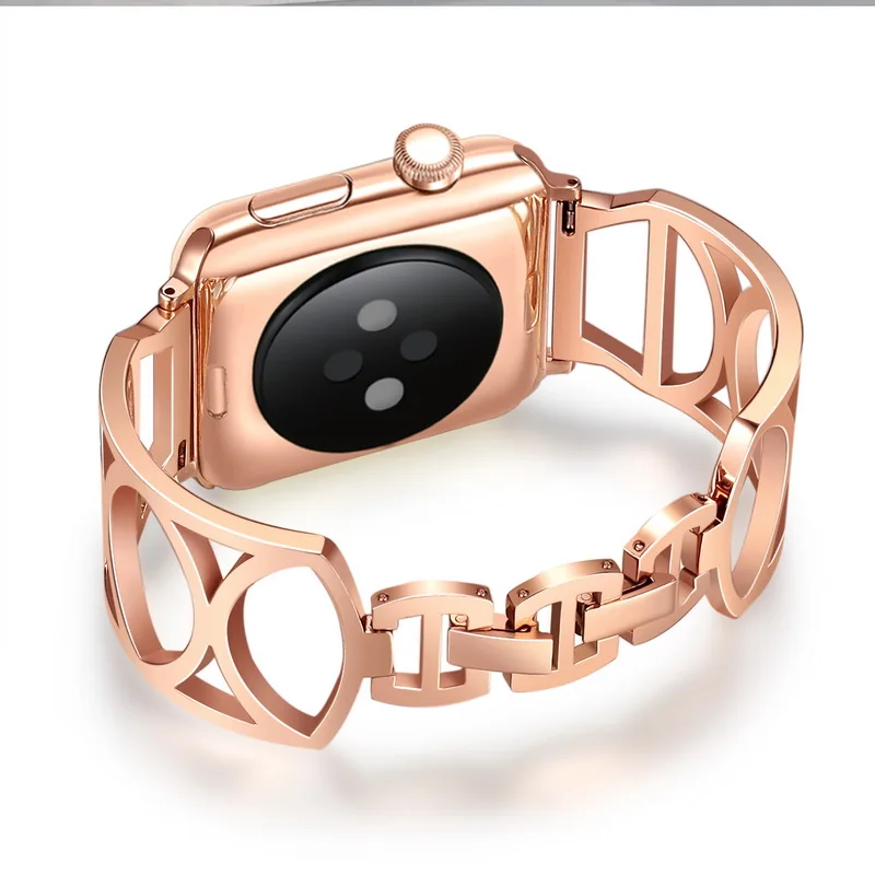 Ремешок для Apple Watch 4 44 мм металлический браслет из нержавеющей стали цвета