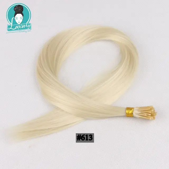 I Tip Feather Synthetic Pre Bonded Hair Extensions Luxury for Braiding 22