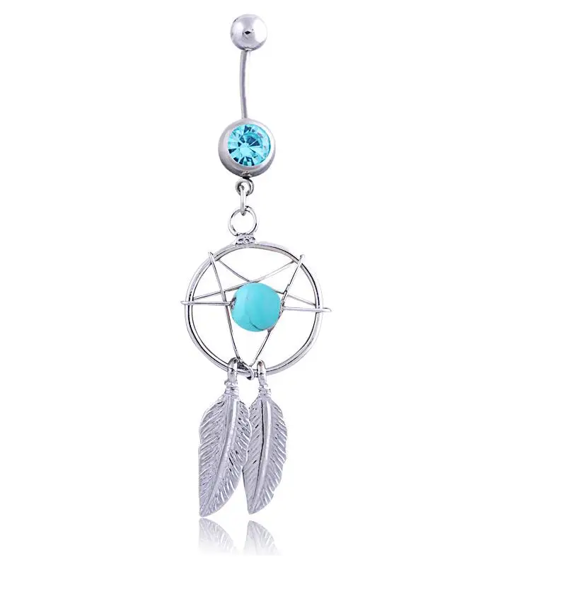 

1Pc Fashion Sexy Navel Belly Button Ring Barbell Acrylic Ball Belly Piercing Stainless Steel Piercing Body Jewelry