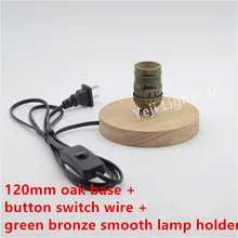 Edison Ретро Oak деревянный Бронзовый Гладкий патрон потолок Роза для Настольный светильник декоративный светильник led light tube Аксессуары к осветительным приборам