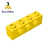 BuildMOC совместимые сборные частицы 3701 1x4 для строительных блоков DIY логотип образовательные высокотехнологичные запасные игрушки ► Фото 1/5