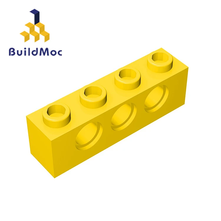 

BuildMOC Compatible For lego 3701 1x4 For Building Blocks Parts DIY LOGO Educational Creative gift Toys