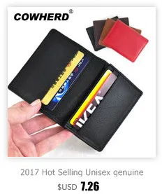 High Quality First Layer Of Cowhide Genuine ID Card Holder Men Credit Card Case Leather Business Card Wallets,JG3169