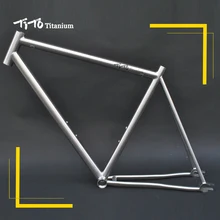 FREE SHIPPING !!! TiTo track and fixed gear single speed bike frame 700C titanium road bicycle