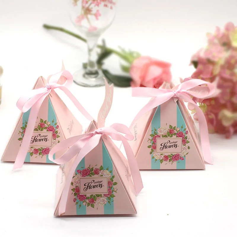 

baby candy box packaging giftbag plastic bag boxes boite dragees de mariage traktatie kinderen paper cake flower box small pouch