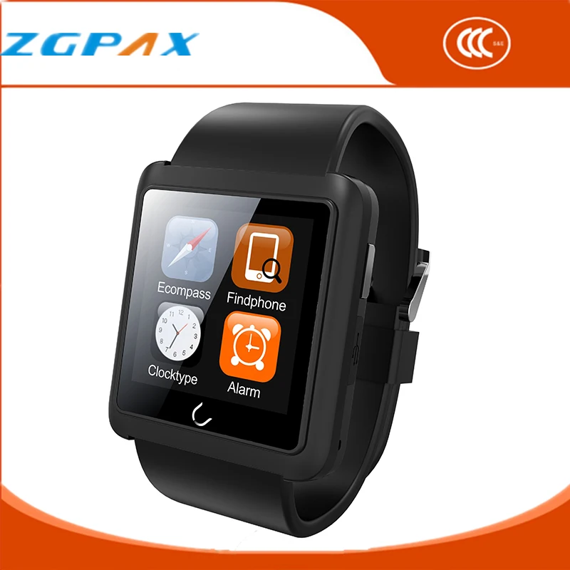 2016 Men Bluetooth font b Smartwatches b font Montre Connecter Android IOS Wristband MP3 Player Silicone
