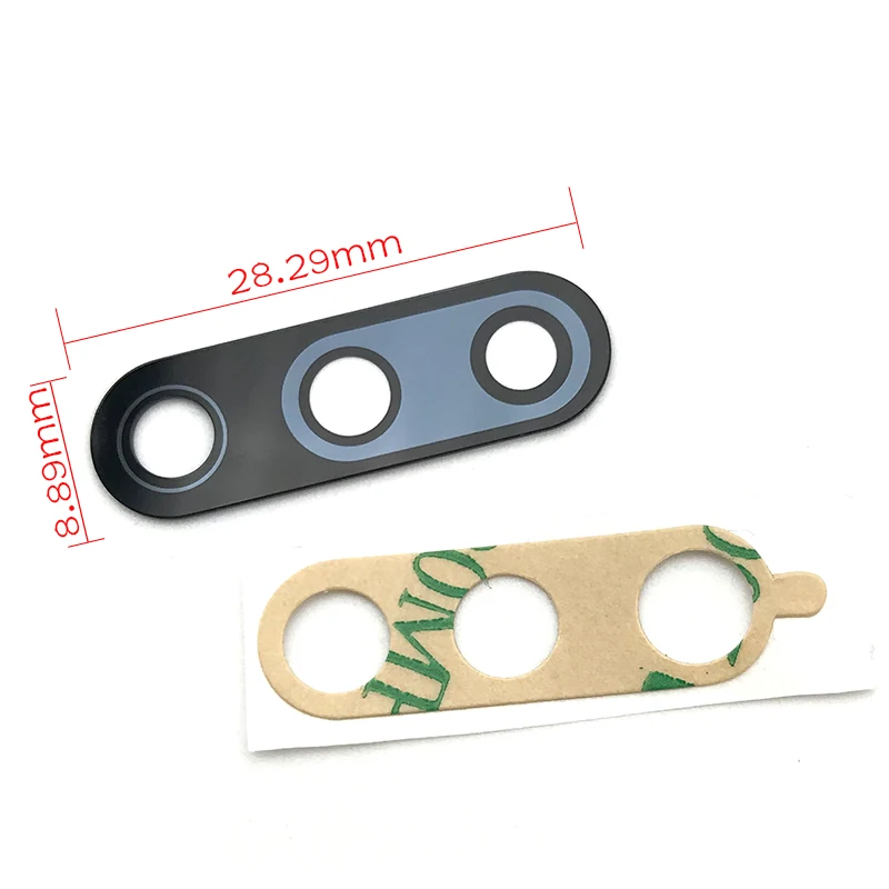 

2Pcs/Lot, For ASUS ZenFone Max PRO M2 ZB631K Main Back Rear Camera Glass Lens With Adhesive