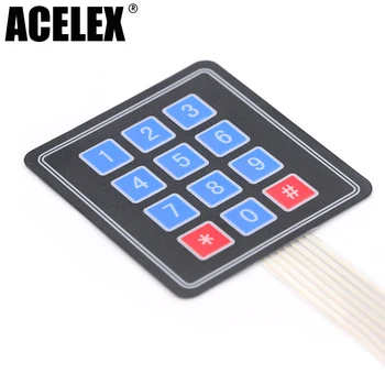 

3*4 4x3 Matrix Array/Matrix Keyboard 12 Key Membrane Switch Keypad