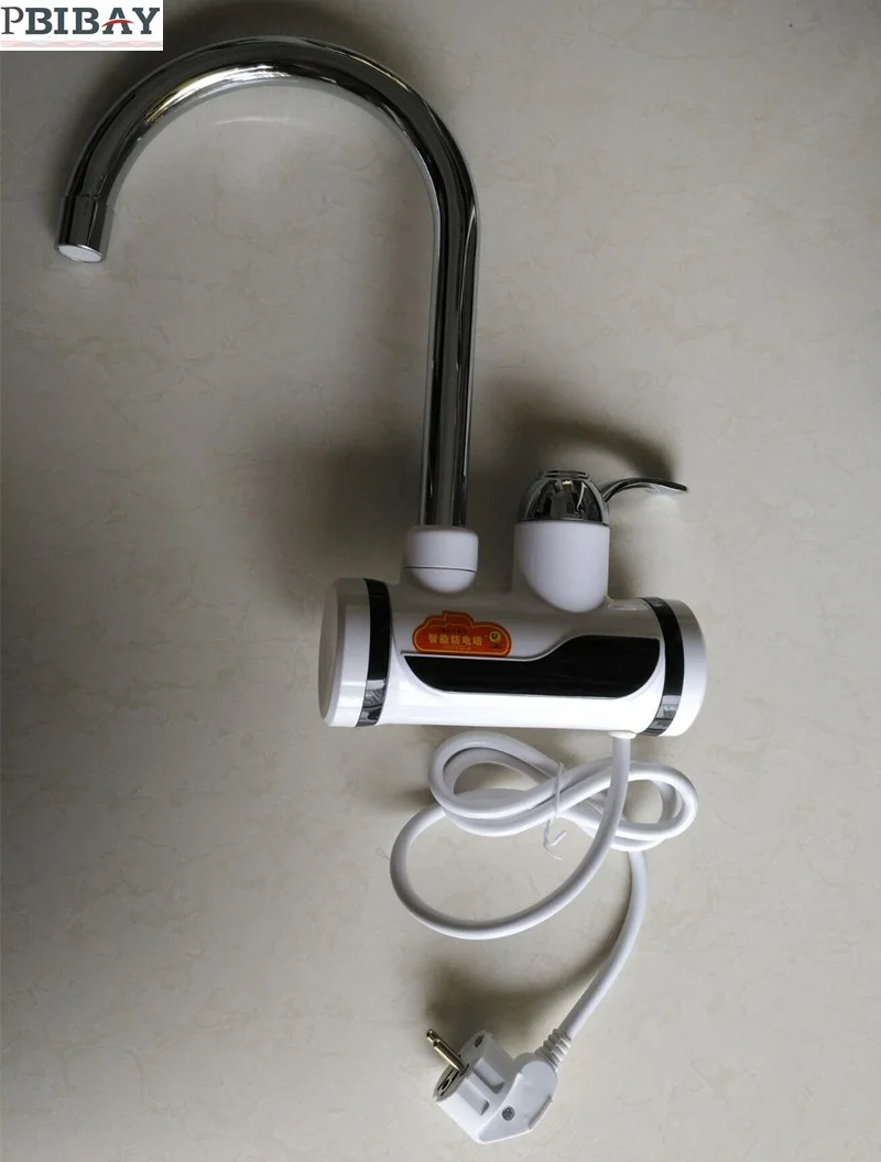 BD3000W-14,, цифровой дисплей мгновенный кран горячей воды, кран с электронагревателем, кухонный кран водонагреватель, с вилкой ЕС