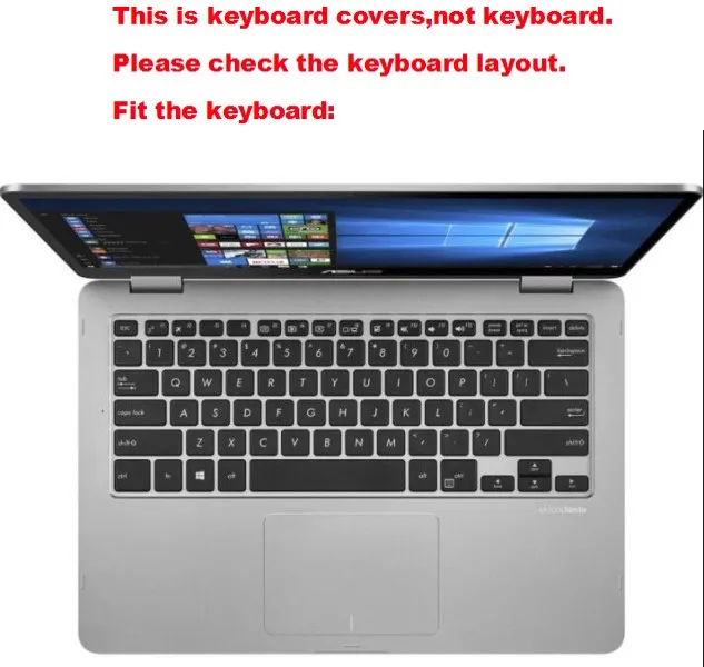 Laptop Clear Transparent Tpu Keyboard Cover For Asus VivoBook Flip 14 TP401CA TP401NA TP401MA TP401 14\ Laptop Clear Transparent Tpu Keyboard Cover For Asus VivoBook Flip 14 TP401CA TP401NA TP401MA TP401 14\