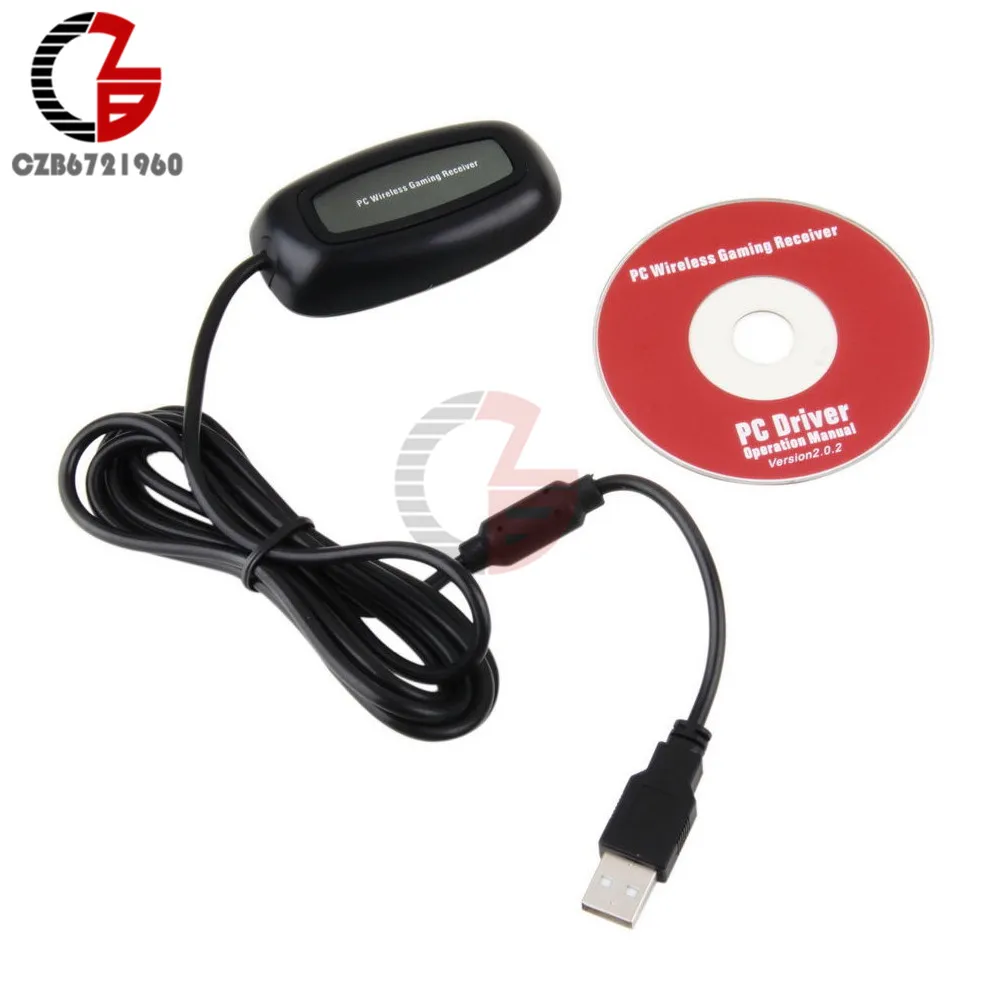 

USB Black PC Wireless Controller Gaming Receiver Adapter for Microsoft XBOX 360 - L060 New hot