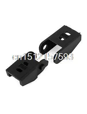 Upgrade your cable drag chain with the 10 Pcs Black Plastic End Connector