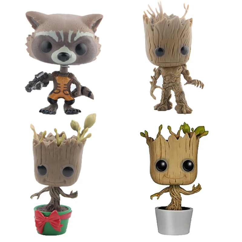 

Funko Pop Rocket Tree Man Vinyl Action & Toy Figures Children Toys 10cm