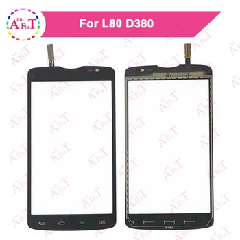 

50Pcs/lot DHL 5.0" For LG L80 Dual SIM D380 Touch Screen Digitizer Sensor Outer Glass Lens Panel 3m glue Free
