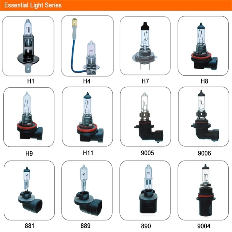 Auto ampoule H1 H3 H4 H7 H11 9004 9005 9006 9007 880 881 voiture de