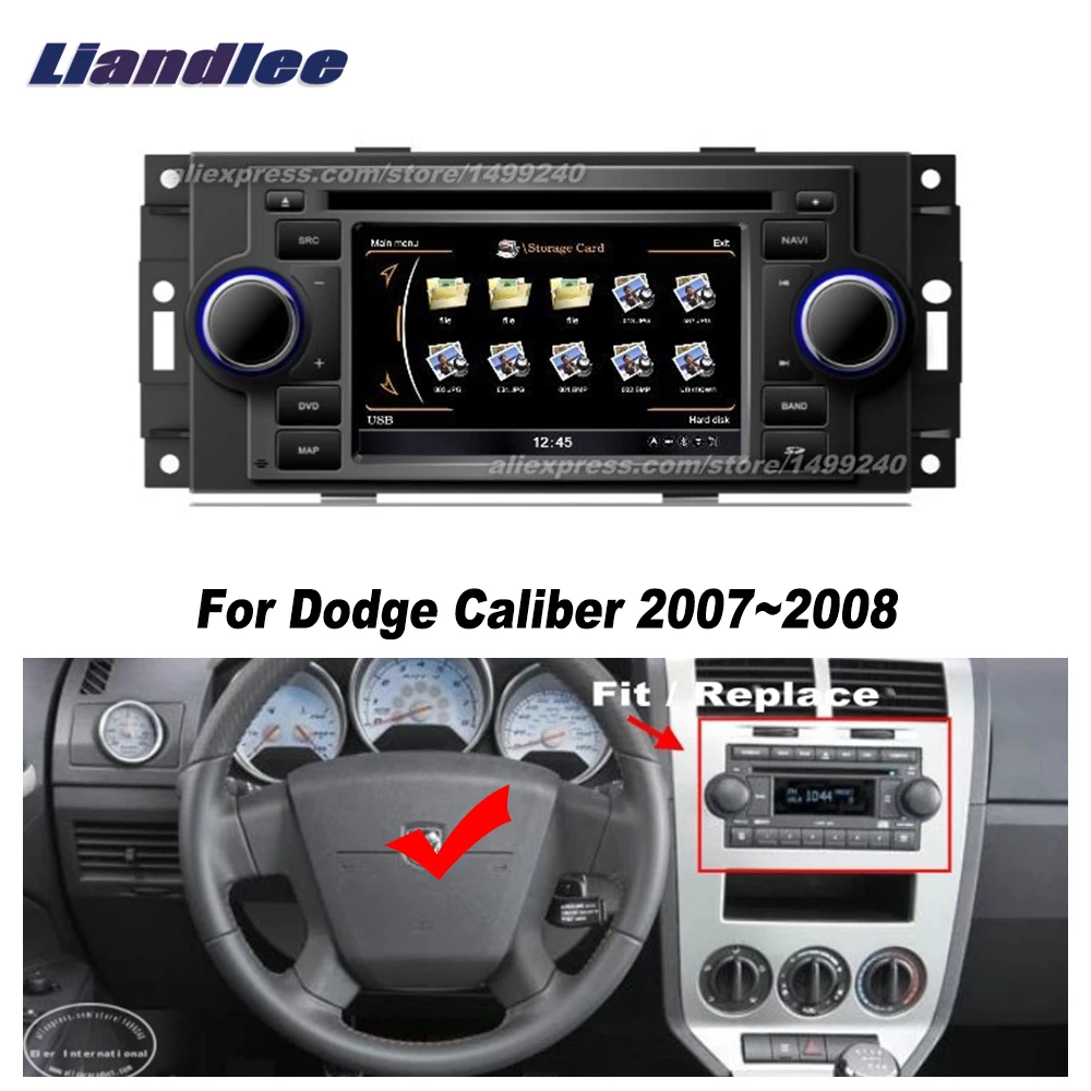 

Liandlee For Dodge Caliber 2007~2008 Car Android Radio Player GPS NAVI Maps HD Touch Screen TV Multimedia CD DVD