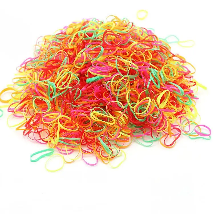 

YWHUANSEN 3000pcs/bag Hair band for girls Fashion Rubber band Children Elastic Hair Bands for girls Scrunchies hair accessories