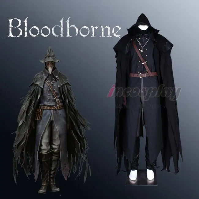 Bloodborne Gehrman the first Hunter Eileen the Crow Cosplay custom