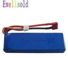 Ewellsold WLtoys battery 7 4V 2200mAh Battery for WLtoys K949 RC Climbing Short CourseWL K949 Car