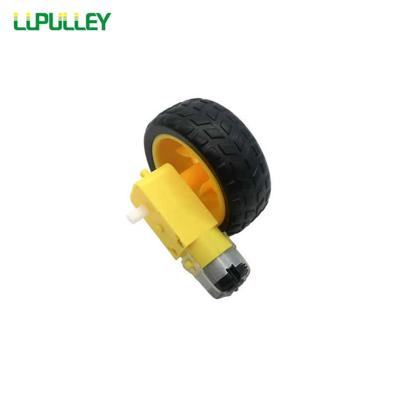 Двигатель редуктор LUPULLEY TT мотор постоянного тока умный автомобиль робот для