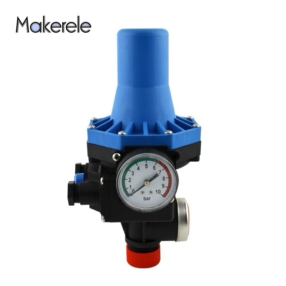 

Adjustable Water Pressure Switch Valve Automatic Electric Electronic Control for Water Pump 220v MK-WPPS08 G1" Connection thread