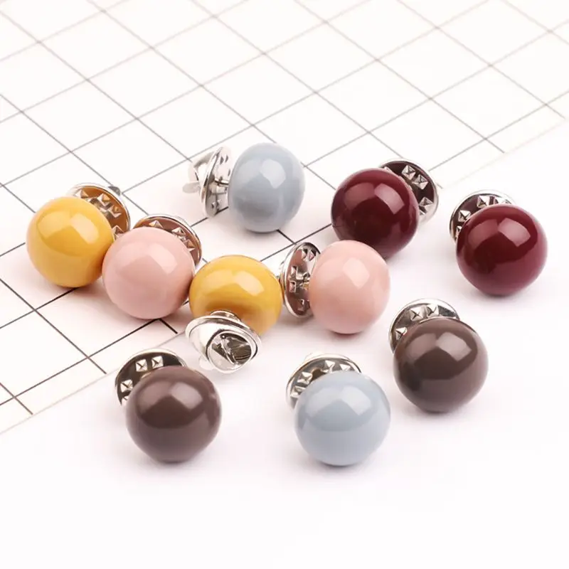 

5 Pcs/set Simple Women Men Pin Fixed Clothes Buckle Anti-light Fresh Small Brooch Cardigan Slip Accessories Brooch