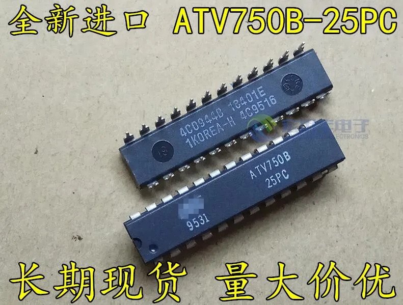 Бесплатная доставка 10 шт./партия ATV750B ATV750B-25PC DIP-24 Новый IC | Электроника