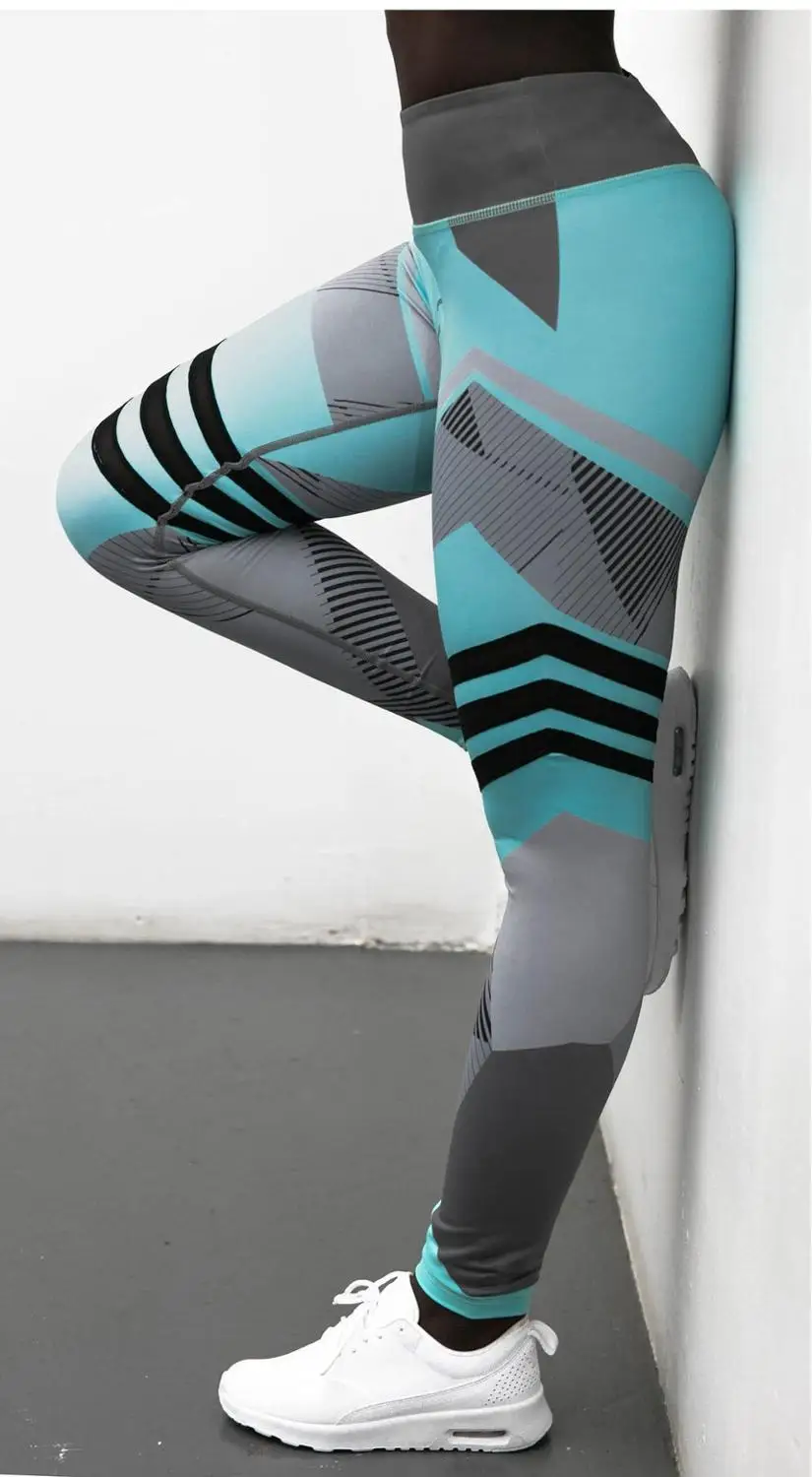 Женские Штаны Для Йоги, эластичные спортивные Леггинсы для фитнеса размера плюс, спортивная одежда для бега, спортивные штаны, быстросохнущие тренировочные брюки - Цвет: A4