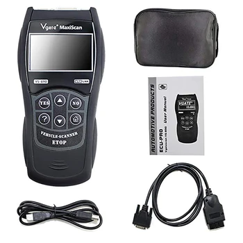 

Classic Universal OBD2 Car Engine Diagnostic Code Scanner Automotive Fault Code Reader CAN Check Scan Tool OBD2 II -VS890 Reset