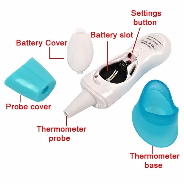 Многофункциональный Детский Электронный термометр ЖК-температура ик инфракрасные измерения ушные лобные Термометры для детей уход за ребенком