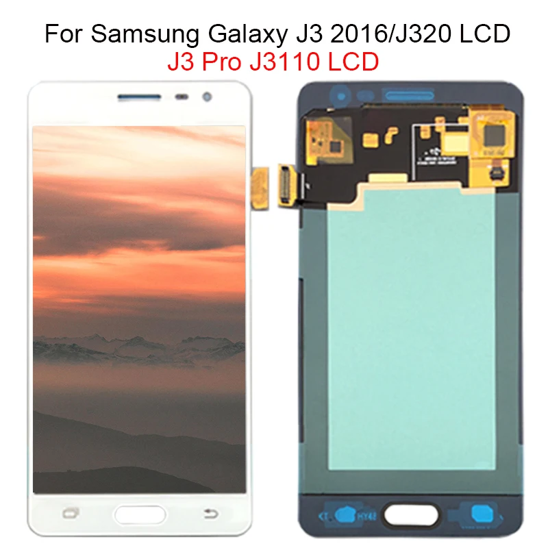 Для SAMSUNG GALAXY J3 Pro j3110 ЖК-дисплей сенсорный экран дигитайзер сборка замена 100%