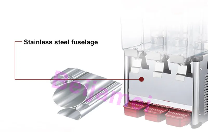 BEIJAMEI чай с молоком магазин 9L * 3 трехцилиндровый холодный напиток Электрический аппарат для коммерческого использования холодной и горячей