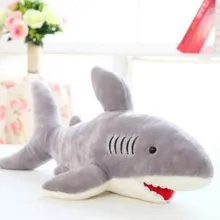 Акула Плюшевые игрушки Моделирование Плюшевые игрушки акула мягкая Suffed игрушка 110 см размер Рождество подарок