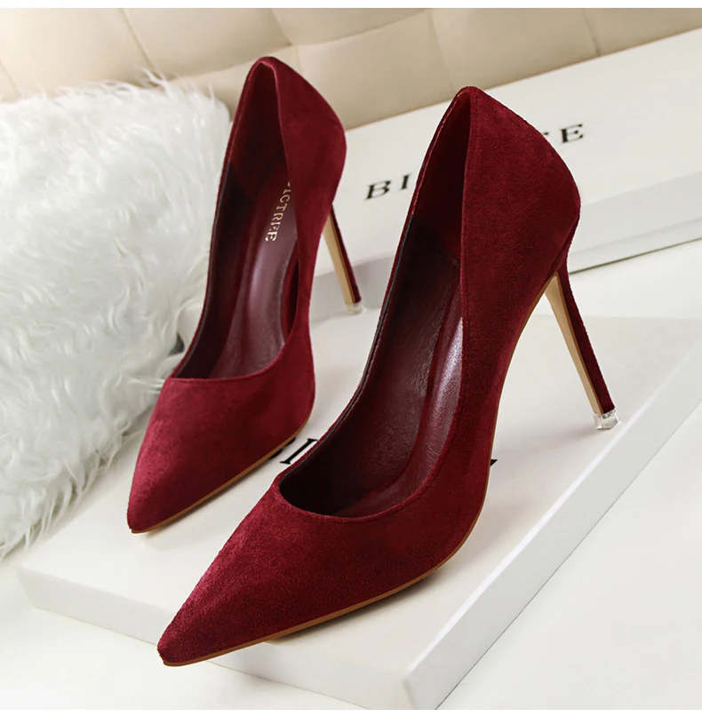 Women's Pumps Shoes High Heels Womens Slip-on High Heels Sandals Women Purple Comfortable Silver Women Pumps Shoes Office Lady   (2)
