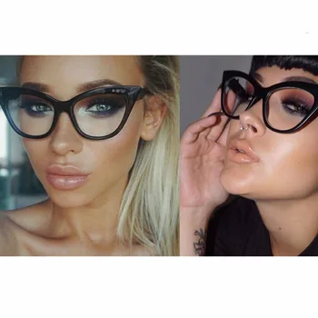 

2018 New Cat Eye sunglasses women polarized Retro sunglasses for Female Matt black Brand Designer Cateye clout sun glasses UV400