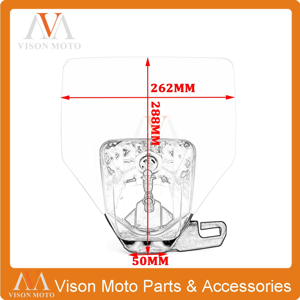 Универсальный налобный фонарь обтекатель для KTM Husqvarna Dirt Pit Bike Мотокросс SX-F EXC SMR SX XC-F мотоцикл