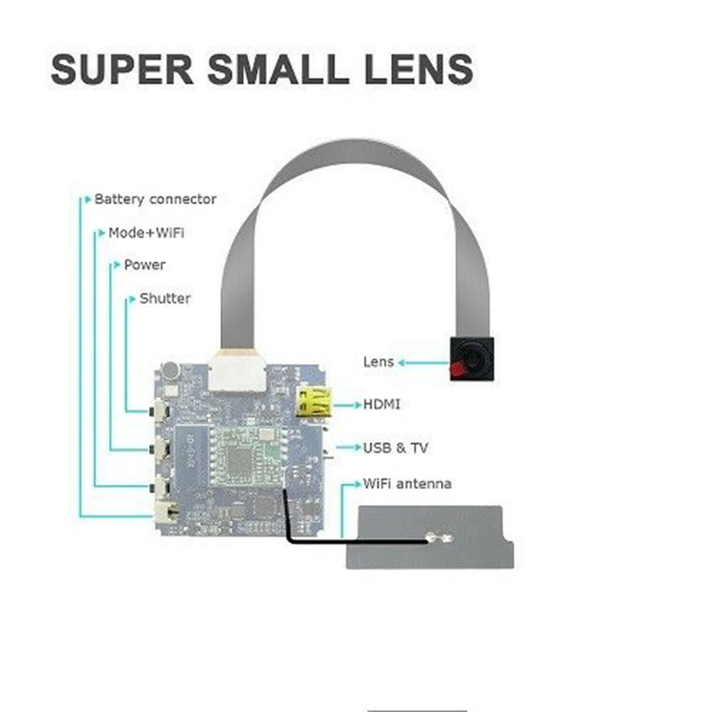 Беспроводной Wi-Fi аксессуары Cam 4K с для скрытых камер безопасности телефон DIY Мобильный детектор Wi-Fi движения