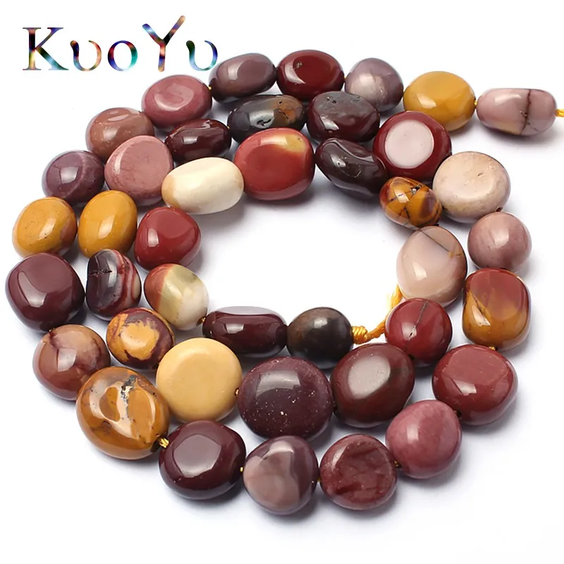 

8-10mm Natural Stone Irregular Mookaite Beads Loose Spacer Beads For Jewelry Making DIY Bracelet Necklace 15" Strand/Inches