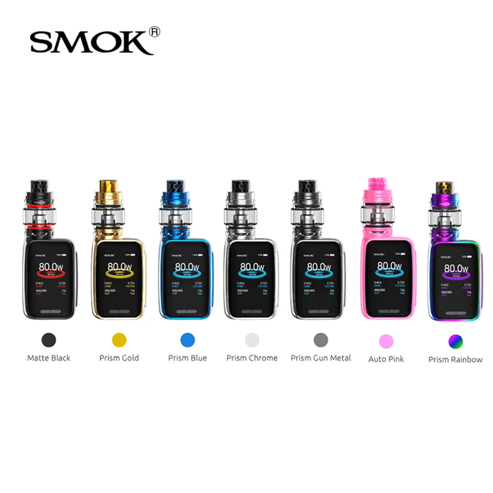 Original SMOK X-Priv Baby Kit with TFV12 Big Baby Prince Sub-Ohm Tank 4.5ML Capacity 80W mod box electronic cigarette