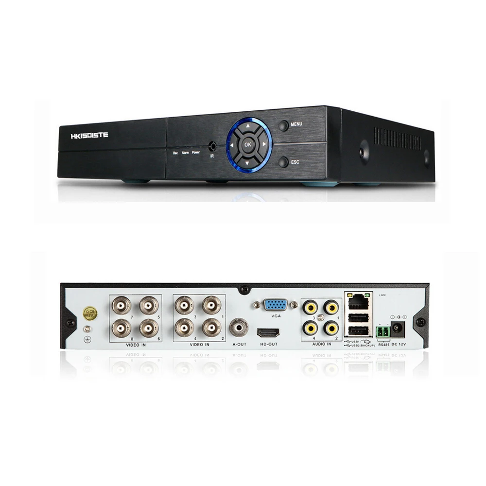 HKIXDISTE 8Ch CCTV DVR Kit 5 IN 1 Support AHD CVI TVI IP Camera Onvif 1080P 4MP CCTV NVR HVR NVR RS485 Coxial Control P2P View HKIXDISTE 8Ch CCTV DVR Kit 5 IN 1 Support AHD CVI TVI IP Camera Onvif 1080P 4MP CCTV NVR HVR NVR RS485 Coxial Control P2P View