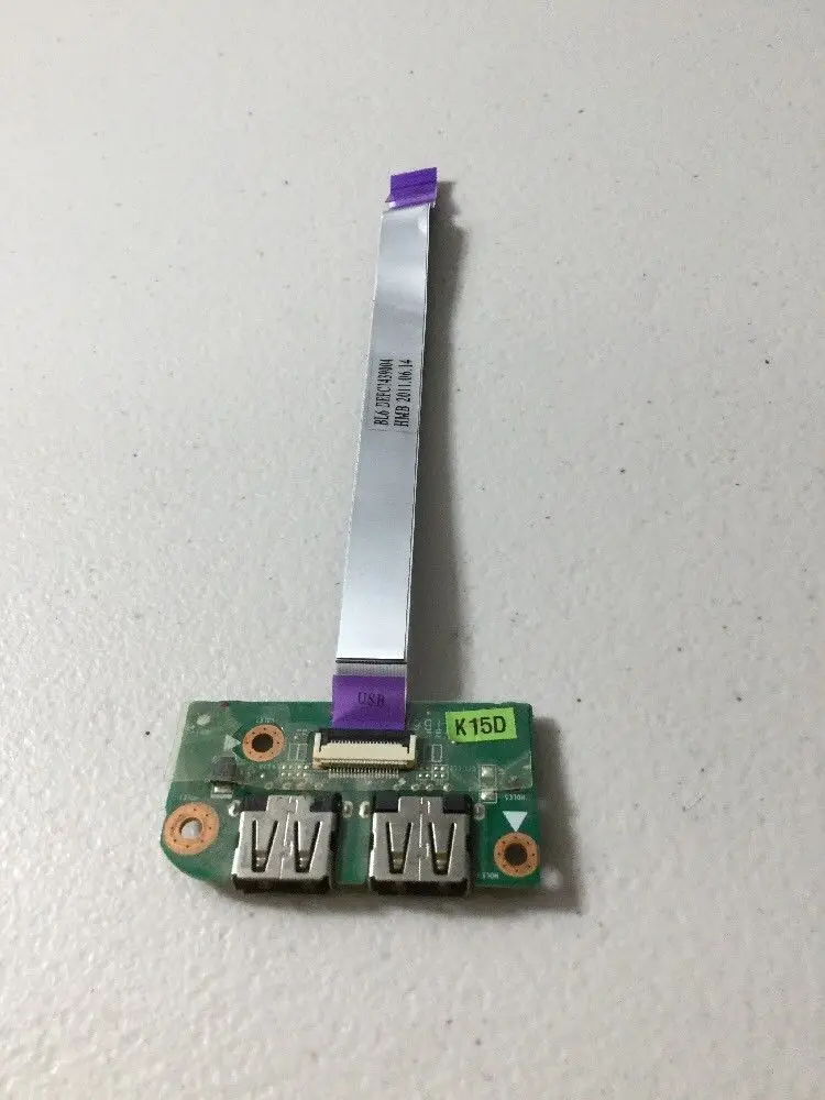

Working perfectly for Toshiba Satellite L750 L755 L750D Series Usb Port Board with Cable DA0BL6TB6F0