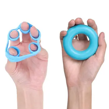 

6Pcs Finger Stretcher Set Silica Exerciser Grip Hand Training Extensor Forearm Strengtheners