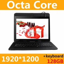 Cheaper Tablet PC 10 inch 3g 4g tablet Octa Core 1920*1200 ips 4g+128gb rom+keyboard android 6.0 gps bluetooth Dual sim card Phone Call