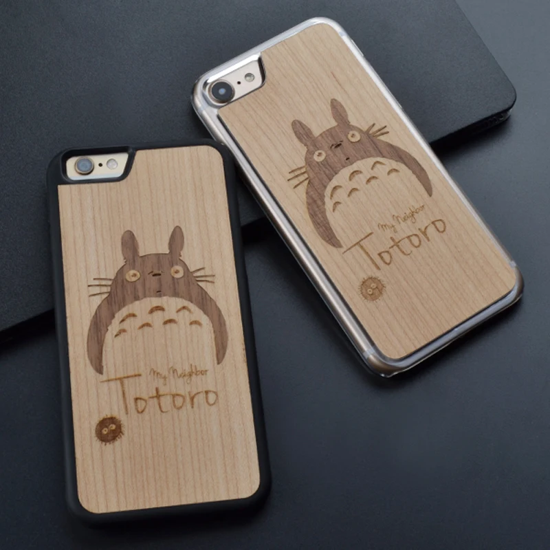 Чехол для телефона My neighter Totoro Iphone 6 s 7 8 plus X милый деревянный чехол Huawei P10 Plus|case for